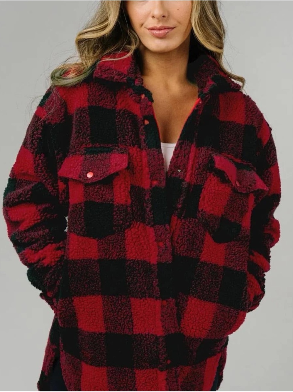 Red Boffel Fleece Jacket